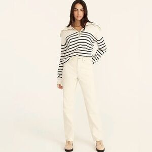 J. Crew Slouchy Boyfriend Jean in Ecru